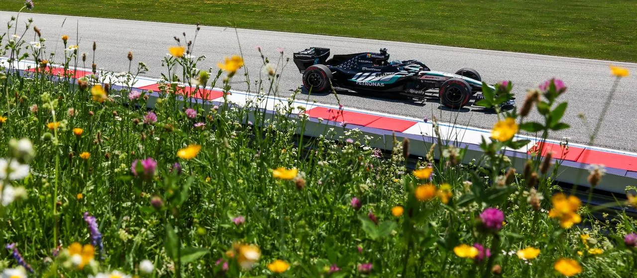 George Russell beim Qualifying für den Großen Preis von Österreich