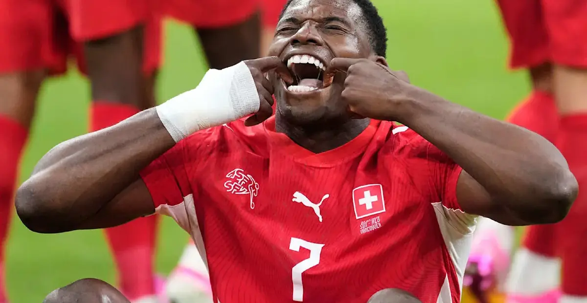WM 2026: Achtelfinale! Bundesliga-Star Johan Manzambi zaubert die Schweiz weiter - BILD