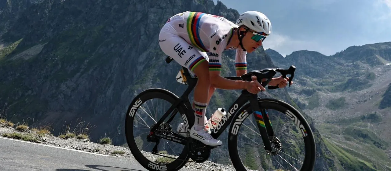 Pogacar bei der sechsten Etappe der Tour de France