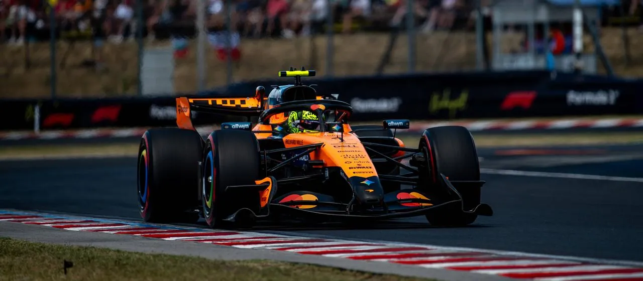 Lando Norris während des Qualifyings für den Großen Preis von Ungarn