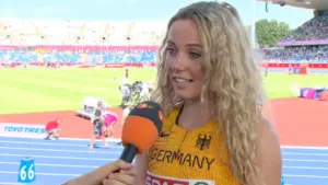 "Darf ich noch eine Sache sagen?" Interview ist eigentlich vorbei: Athletin macht Ansage